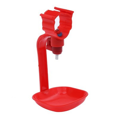 Пластикова ніпельна поїлка для птиці та курки з чашкою